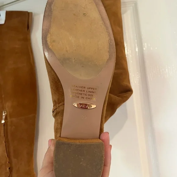 Knee high suede boots - Picture 4 of 4